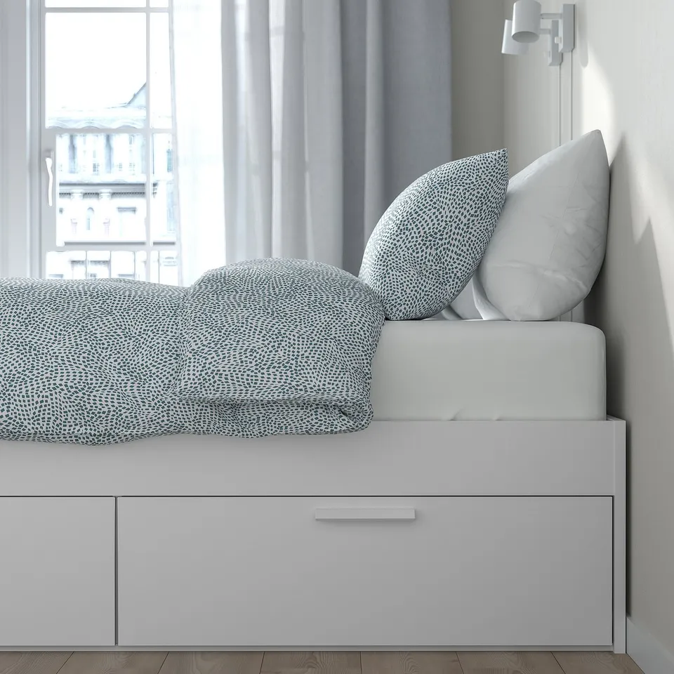 part: BRIMNES bed frame with storage