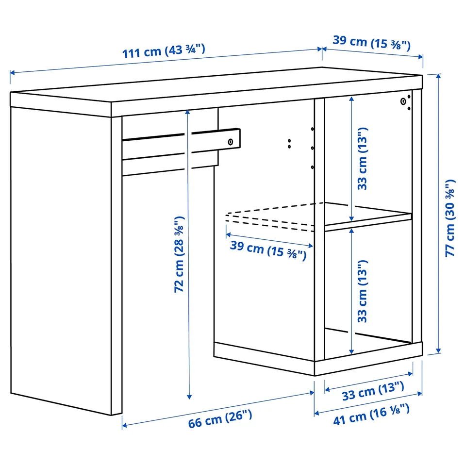 part: KALLAX desk