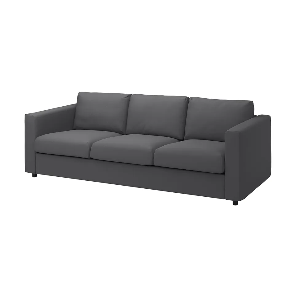 VIMLE grey modern boxy sofa