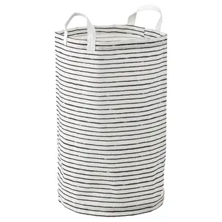 KLUNKA laundry bag, white/black, 60 l
