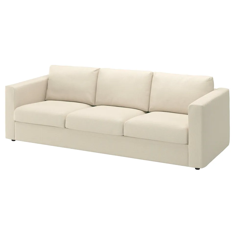 VIMLE 3-seat sofa, Knäbäck light beige