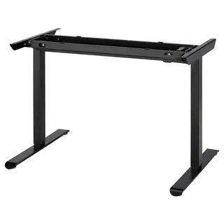 TRAVSPORT underframe sit/stand f table tp, el, black, 120x70 cm