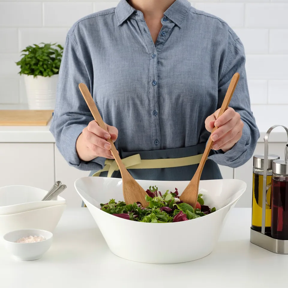 part: GRÖNSAKER 2-piece salad servers set