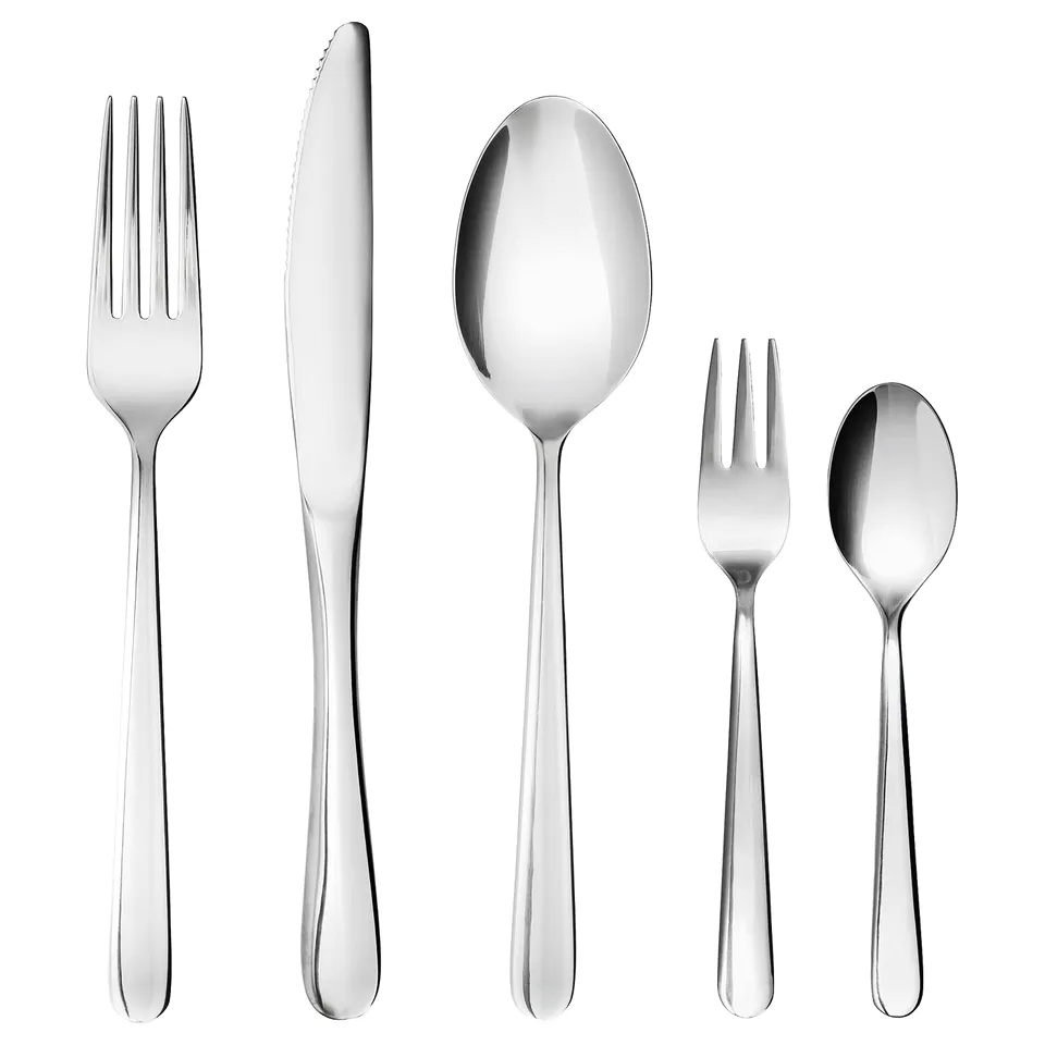 MARTORP 30-piece cutlery set, stainless steel