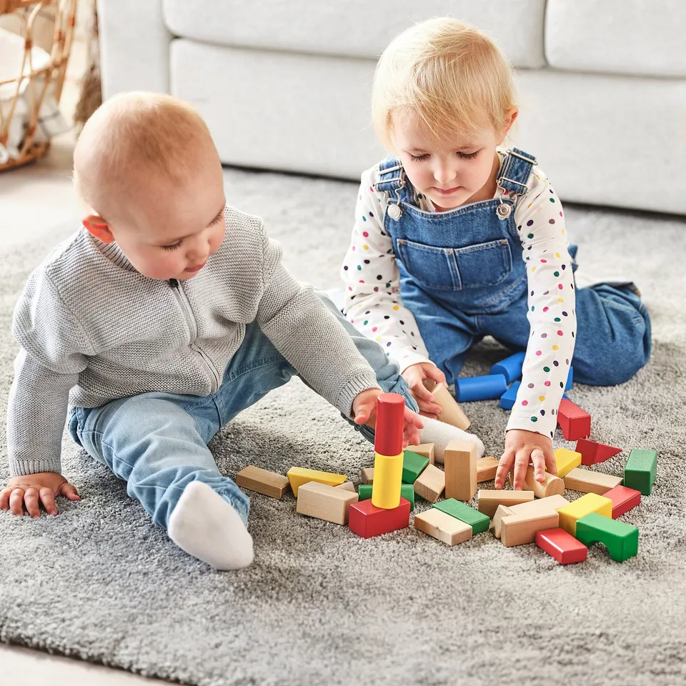 part: UNDERHÅLLA 40-piece wooden building block set