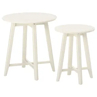 KRAGSTA nest of tables, set of 2, white
