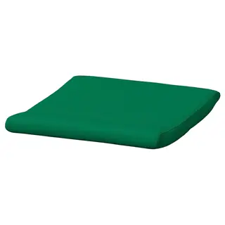 POÄNG footstool cushion, Vissle deep green, Length 52 x Width 56 cm