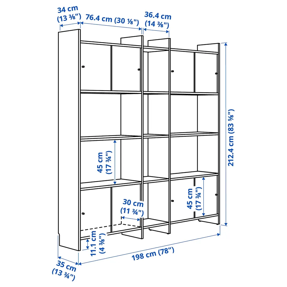 Illustration with measurements for the product: LÅDMAKARE.