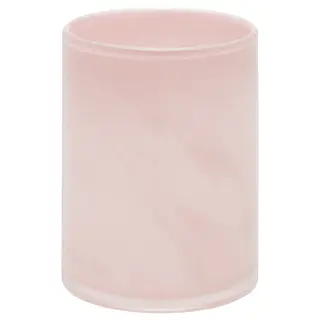 VINDSTILLA candle holder, pink, Height 15 cm