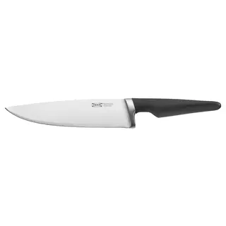 VÖRDA cook's knife, black, 20 cm