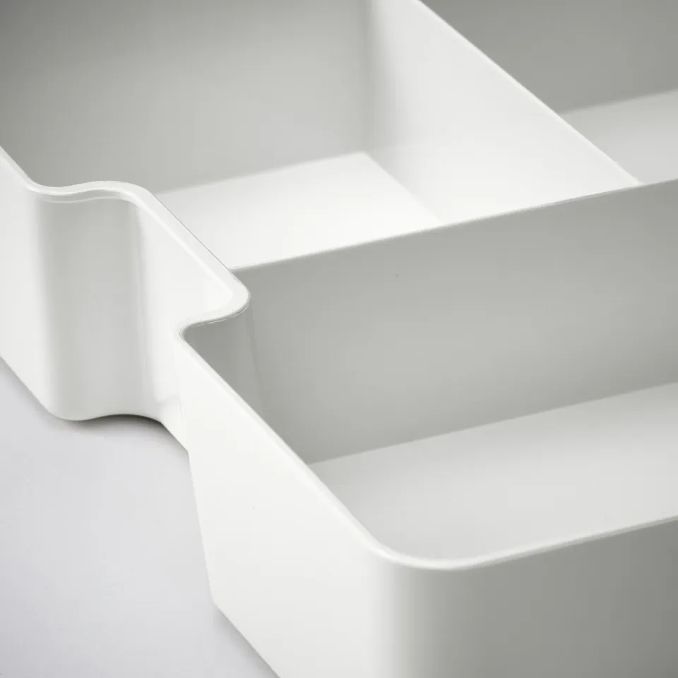 KUGGIS Insert with 5 compartments, white