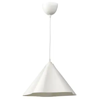 ZEBRASÄV pendant lamp, white/plastic, 46 cm