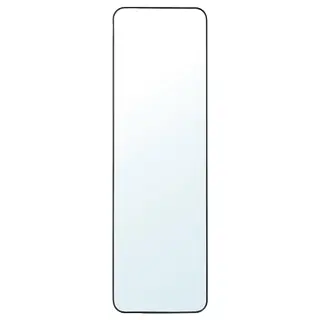 LINDBYN mirror, black, 40x130 cm