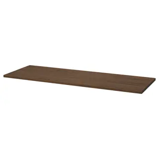 MITTZON table top, walnut veneer, 140x48 cm