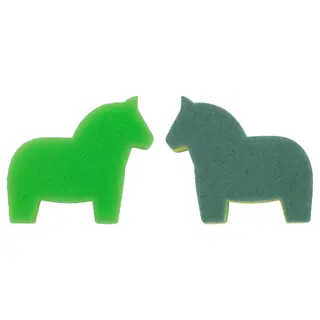 SNABBAKAT sponge, pale green/light green