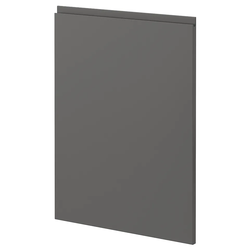 METOD kitchen panel: dark grey, square, particle board.