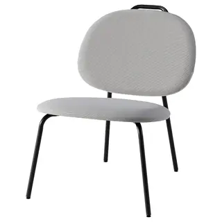 GÄVLE easy chair, Diseröd grey, Depth 68 x Height 70 x Width 54 cm