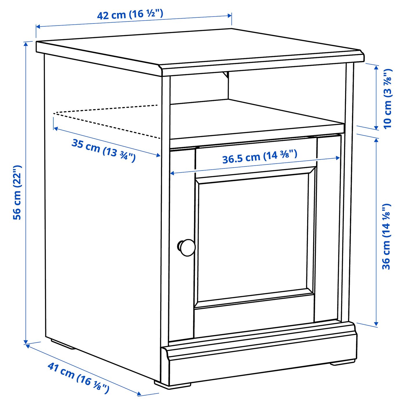 part: FÅGELFJÄLLET bedside table