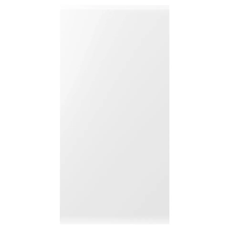 VOXTORP door - matte white, modern, rectangular, smooth surface, integrated handles