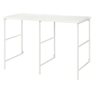 ENHET storage combination, white/white laminate, 139x63.5x87.5 cm