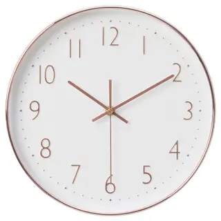 JÄNKIG wall clock, copper-colour, 30 cm