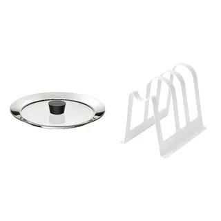pan lid + stand set: lid + cutting board and lid stand