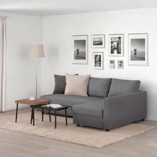 FRIHETEN/SONHULT Corner sofa-bed with storage/Nest of tables, set of 2