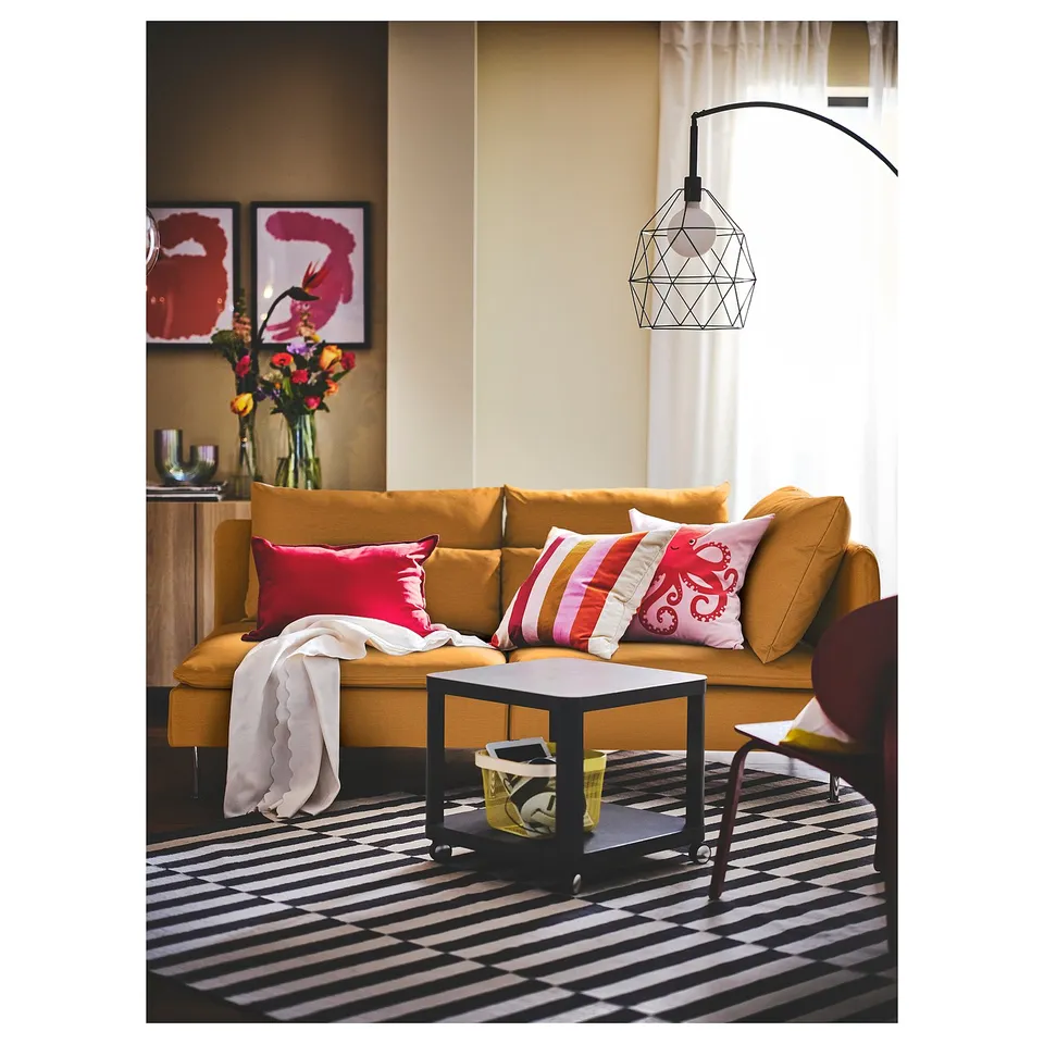 BRUNSTA Pendant lamp shade, black, 30 cm