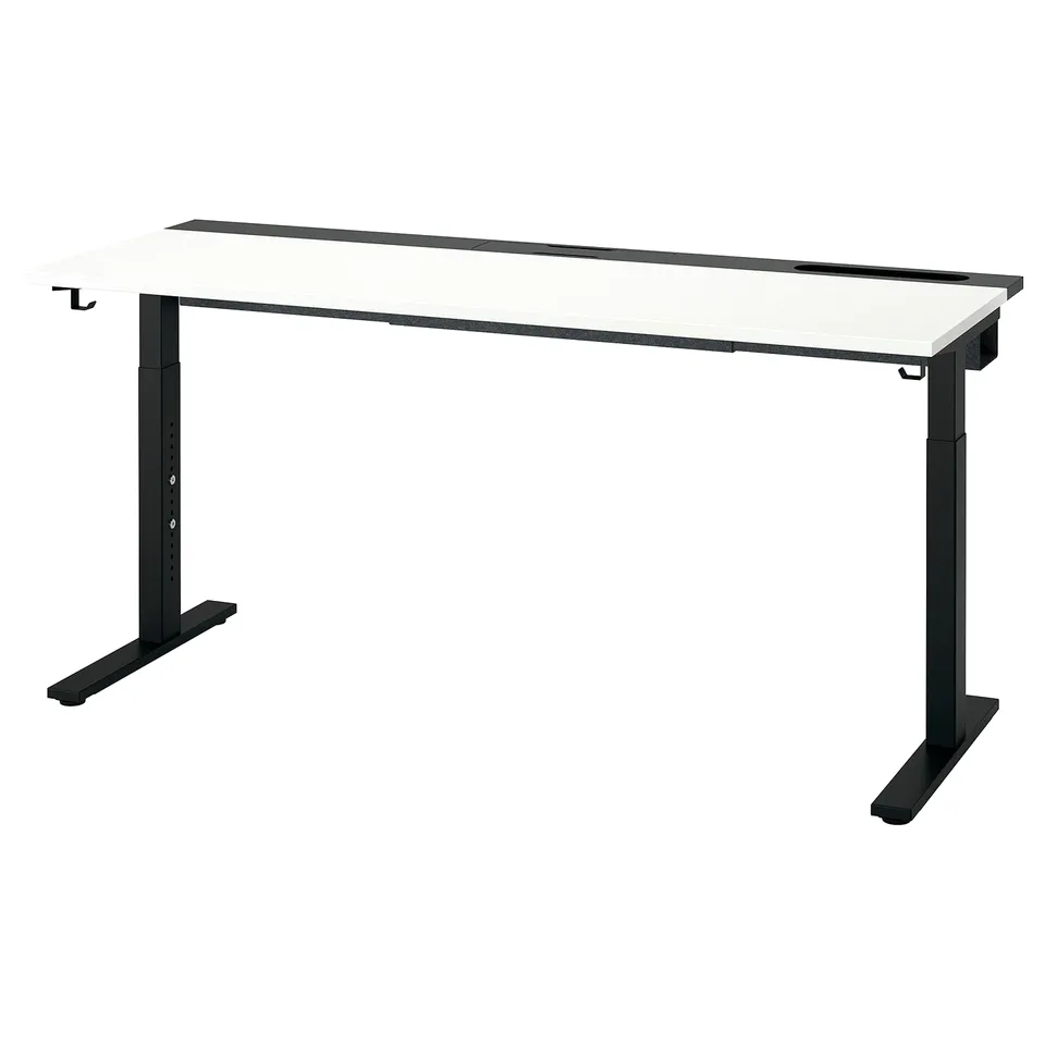 MITTZON black minimalist desk or, for a more concise version: MITTZON black minimal desk