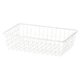 ALTARLIDEN wire basket, white, 60x42 cm