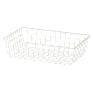 ALTARLIDEN wire basket, white, 60x42 cm