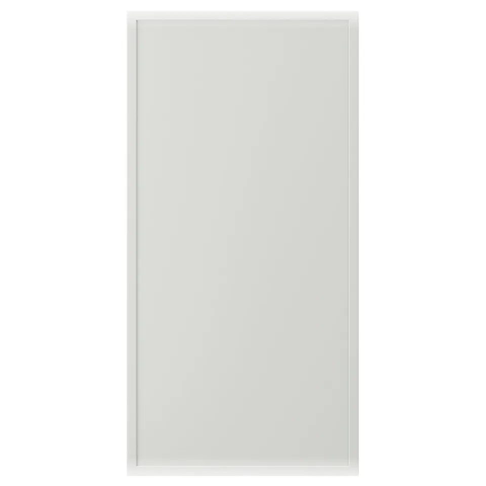 ASPUDDEN Door, light grey, 40x80 cm