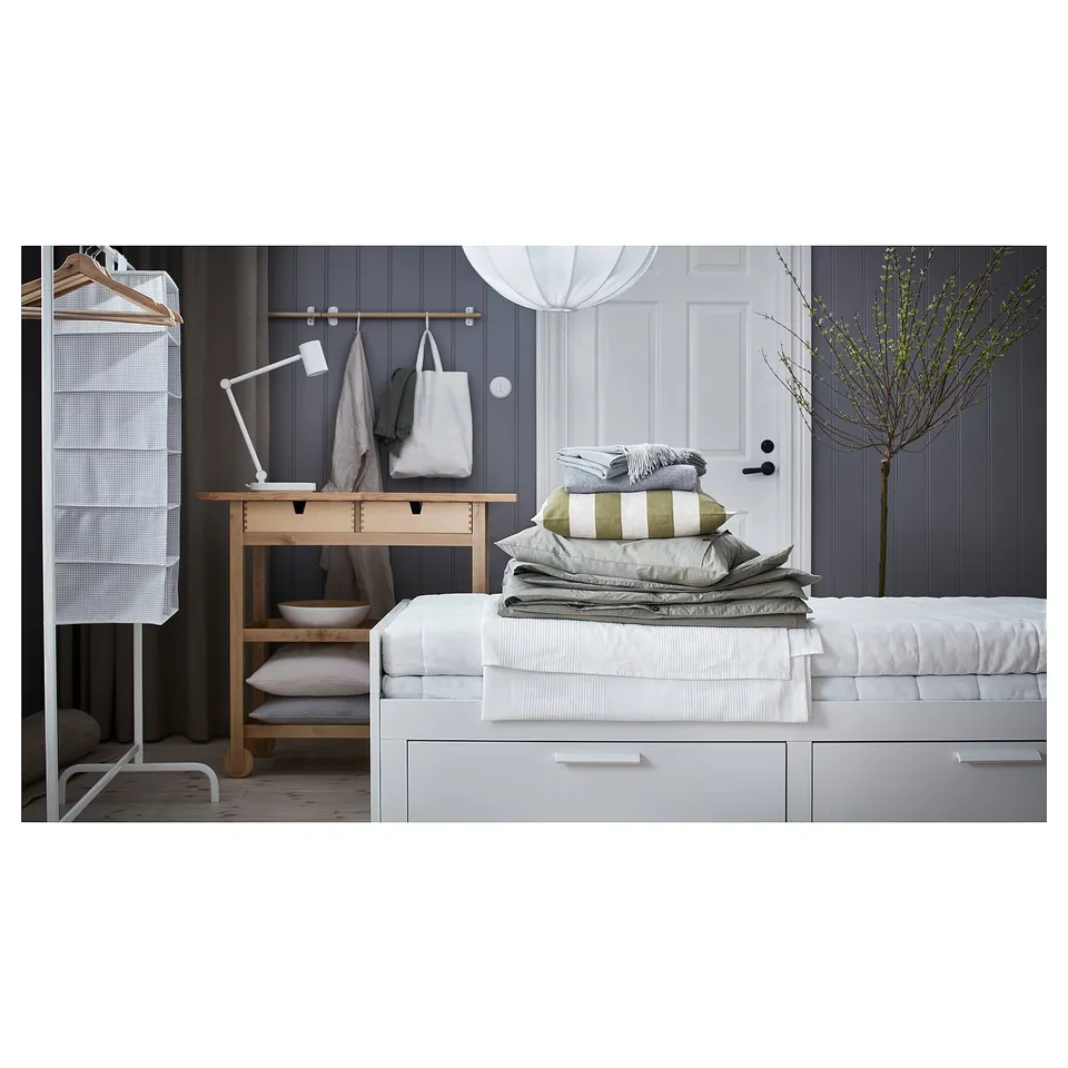 FÖRHÖJA Kitchen trolley, birch, 100x43 cm