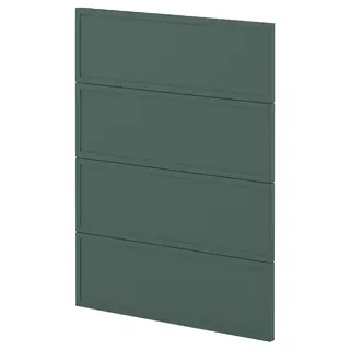 METOD 4 fronts for dishwasher, Aspudden dark grey-green, Width 60.0 x Height 80.0 cm