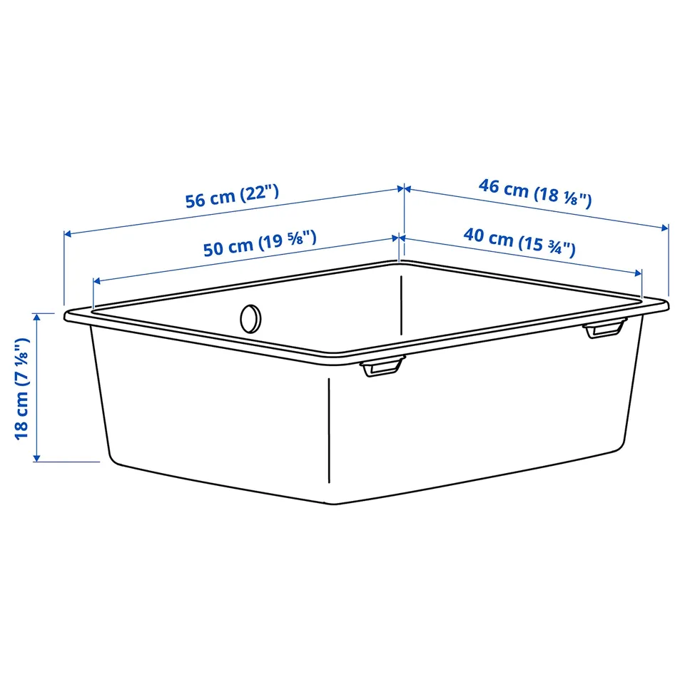 part: KILSVIKEN inset sink, 1 bowl