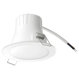 LÄNSPUMP LED recessed spotlight, opal white, Height 63 mm