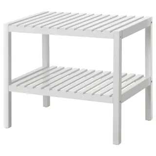 MUSKAN bench, white, 58x38 cm