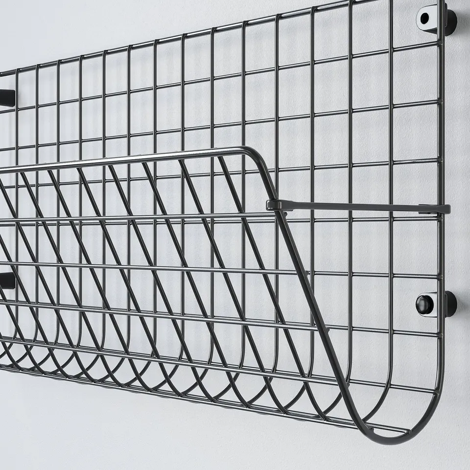 GREJIG Wall pocket, grey, 58x17x28 cm