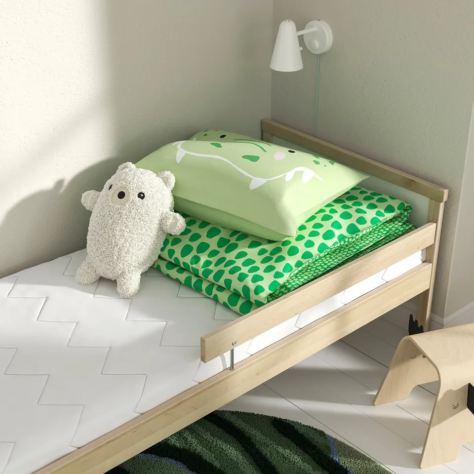 UNDERLIG Foam mattress for junior bed, white, 70x160 cm