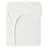 BARNDRÖM fitted sheet for extendable bed, white, 80x165 cm