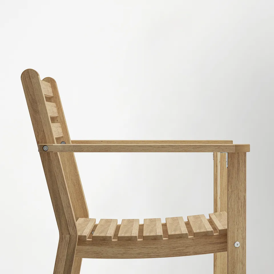 part: ASKHOLMEN chair with armrests, outdoor