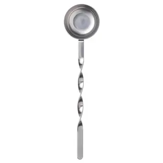HUVUDTÅG coffee measuring scoop, stainless steel, Length 16 cm