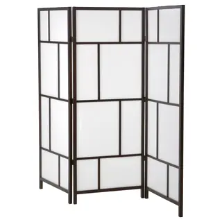 RISÖR room divider, white/black, 216x185 cm