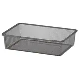 TROFAST mesh storage box, dark grey, 42x30x10 cm