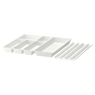 UPPDATERA cutlery+utensil trays/spice rack, white, 72x50 cm