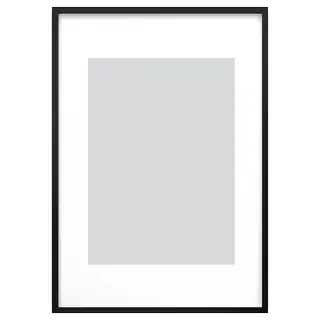 RÖDALM frame, black, 70x100 cm