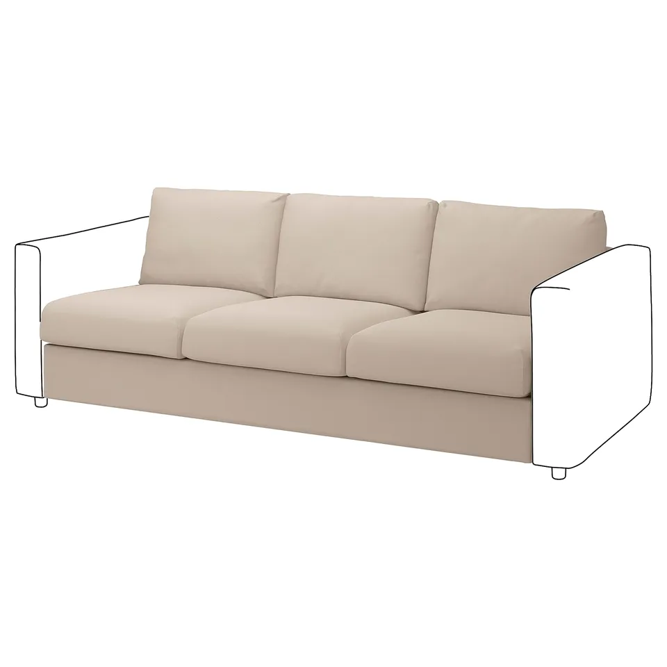 part: VIMLE cover for 3-seat section