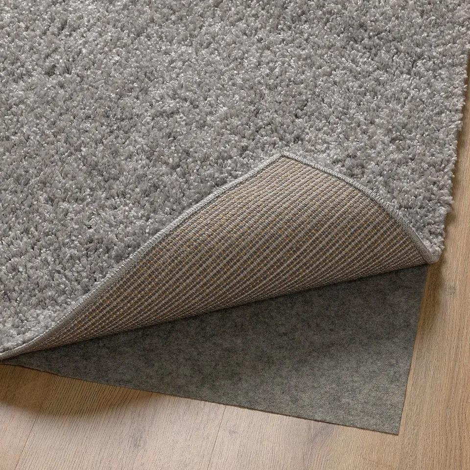 ÄRENDE Rug, high pile, grey, 160x230 cm