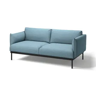 ÄPPLARYD 2-seat sofa, Gunnared light blue, Depth 93 x Width 199 cm