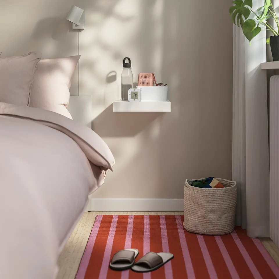 LACK Wall shelf, white, 30x26 cm